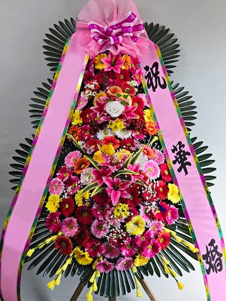 웨스턴빌리프 웨딩홀 가장 인기있는 3단화환 기본형