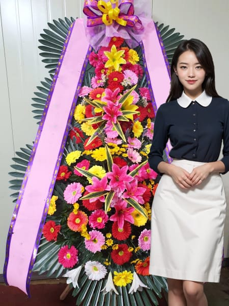 웨스턴빌리프 웨딩홀 3단화환 기본형